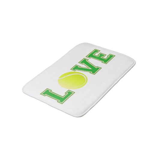 Liebe Tennis Badematte (Schrägansicht)