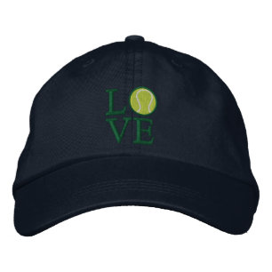 LIEBE Tennis Bestickte Kappe