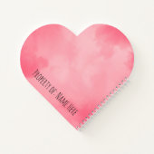 Liebe Tennis Cupid Notizblock (Rückseite)