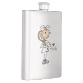 Liebe-Tennis der Frau-I Flachmann (Rechts)