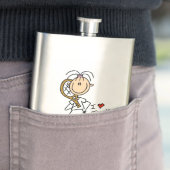 Liebe-Tennis der Frau-I Flachmann (Beispiel)