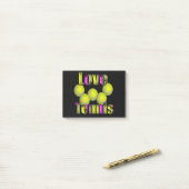 Liebe Tennis Design, Post-it Klebezettel (Auf Schreibtisch)