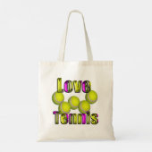 Liebe Tennis Design, Tragetasche (Rückseite)