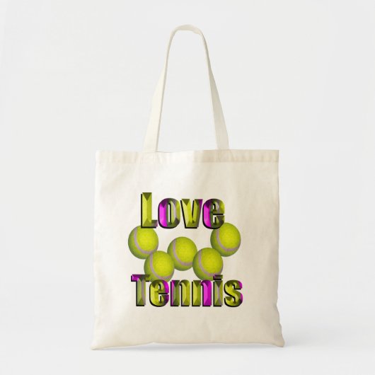 Liebe Tennis Design, Tragetasche (Vorne)