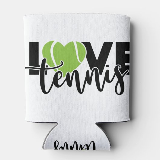 Liebe Tennis Dosenkühler (Rückseite)