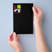 Liebe Tennis Flyer (Handgriff)