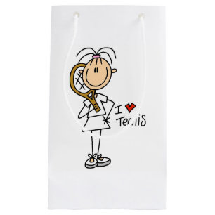 Liebe-Tennis-Geschenk-Tasche der Frau-I Kleine Geschenktüte