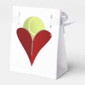 Liebe Tennis Geschenkschachtel (Rückseite)