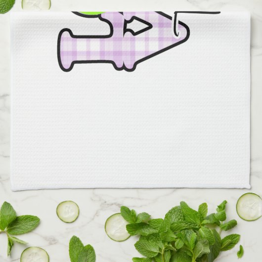 Liebe-Tennis Geschirrtuch (Gefaltet)