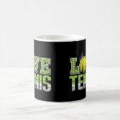 Liebe Tennis Kaffeetasse (Mittel)