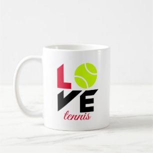Liebe Tennis Kaffeetasse
