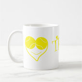 Liebe-Tennis Kaffeetasse (Links)