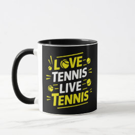 Liebe Tennis live Tennis, Sport Tasse