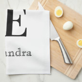 Liebe Tennis Player Yellow Ball Sporttuch Geschirrtuch (Viertel Falte)