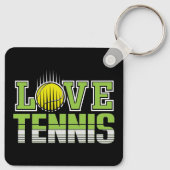Liebe Tennis Schlüsselanhänger (Rückseite)