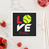 Liebe Tennis Serviette (Beispiel)