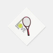 Liebe Tennis Serviette (Ecke)