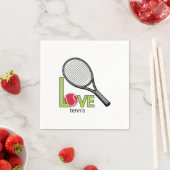 Liebe Tennis Serviette (Beispiel)