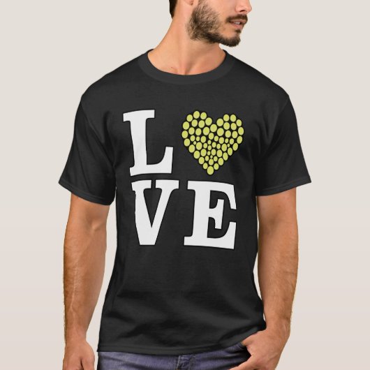 Liebe Tennis T-Shirt (Vorderseite)