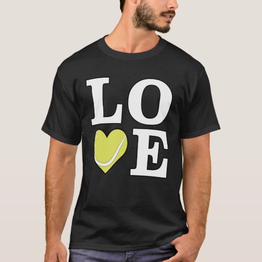 Liebe Tennis T-Shirt (Vorderseite)