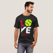 Liebe Tennis T-Shirt (Vorne ganz)