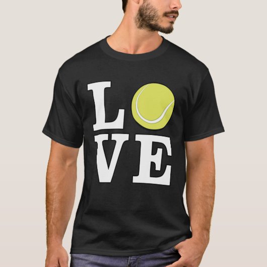 Liebe Tennis T-Shirt (Vorderseite)