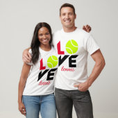 Liebe Tennis T-Shirt (Unisex)