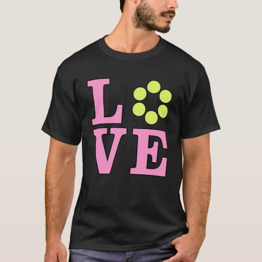 Liebe Tennis T-Shirt (Vorderseite)