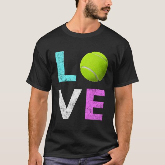 Liebe Tennis T-Shirt (Vorderseite)