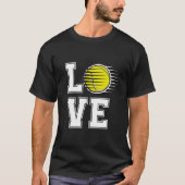 Liebe Tennis T - Shirt (Vorderseite)