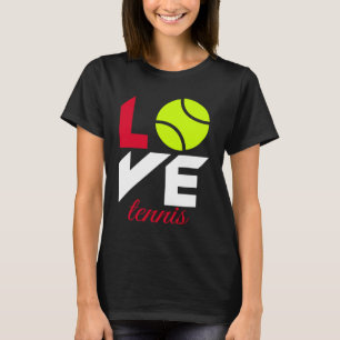 Liebe Tennis T-Shirt