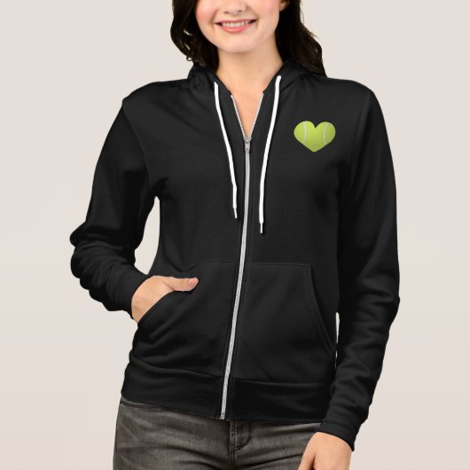 Liebe Tennis Tennis Hoodie (Vorderseite)