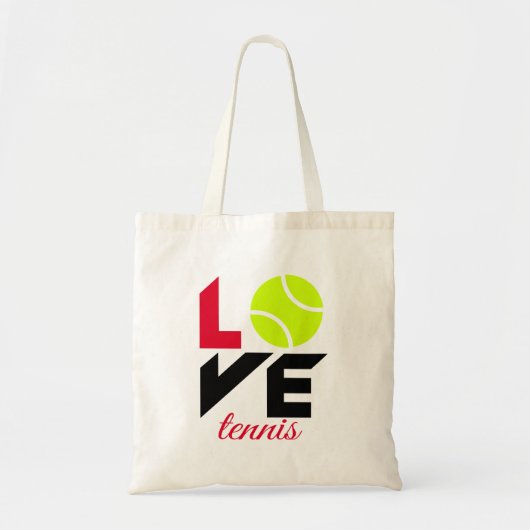 Liebe Tennis Tragetasche (Vorne)