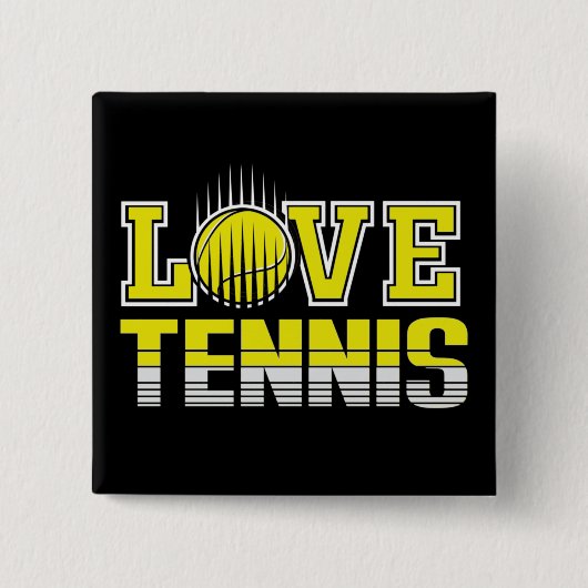 Liebe TennisButton Button (Vorderseite)