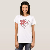 Liebe Tentacles Octopus T-Shirt (Vorne ganz)