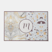 Liebe Terrazzo-Marble Benutzerdefiniert Fußmatte (Vorderseite)