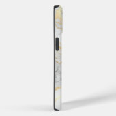 Liebe Terrazzo Marble iPhone Case mit Gold Heart (Rückseite / Rechts)