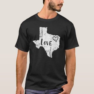 Liebe Texan Zuhause Texas Staat Geschenk T-Shirt