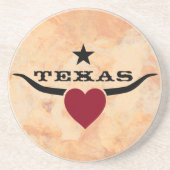 Liebe Texas Getränkeuntersetzer (Vorne)