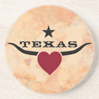 Liebe Texas Getränkeuntersetzer