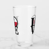 LIEBE Texas Glas (Links)