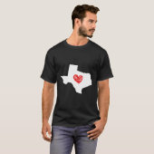 Liebe Texas Heart Hoodie T-Shirt (Vorne ganz)