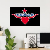 Liebe Texas Poster (Heimbüro)