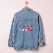 Liebe Text Denim Jacket Jeansjacke (Hangar)