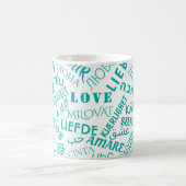 Liebe Text-Kaffee-Tasse wählen Farbe Kaffeetasse (Mittel)
