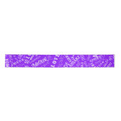 Liebe Text Lila Satin Ribbon Multi Language Satinband (Vorderseite)