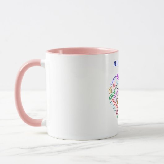 Liebe Textcoffee Mugs Tasse (Links)