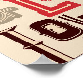 Liebe Textentwurf Poster (Ecke)