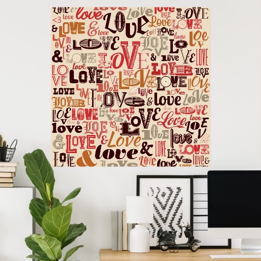 Liebe Textentwurf Poster (Heimbüro)