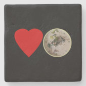 Liebe Thai Green Curry ... Thailand Street Food Steinuntersetzer (Vorderseite)